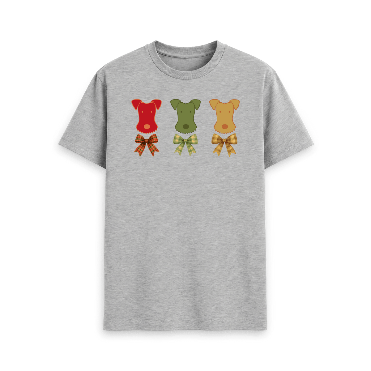 Athletic Grey Printed T-shirt Front