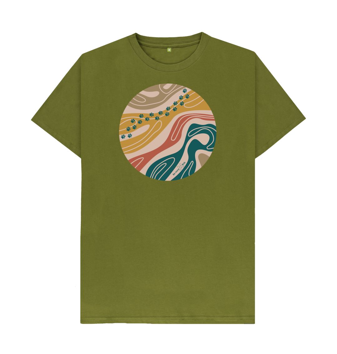 Moss Green Be More Bob T-Shirt - off the beaten track