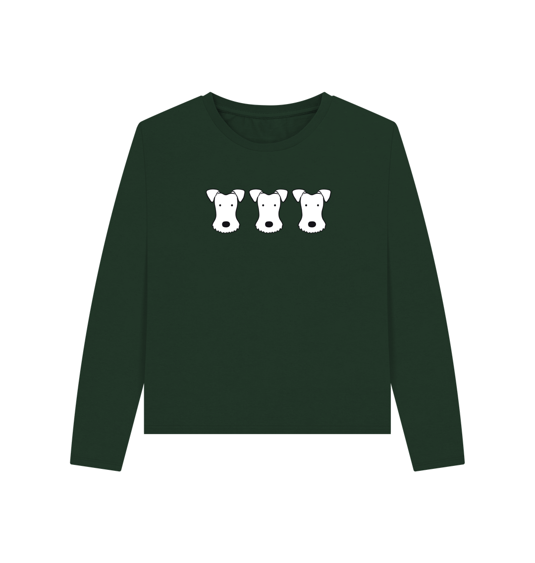 Evergreen Foxy! Women's Heavyweight Long Sleeve T-Shirt