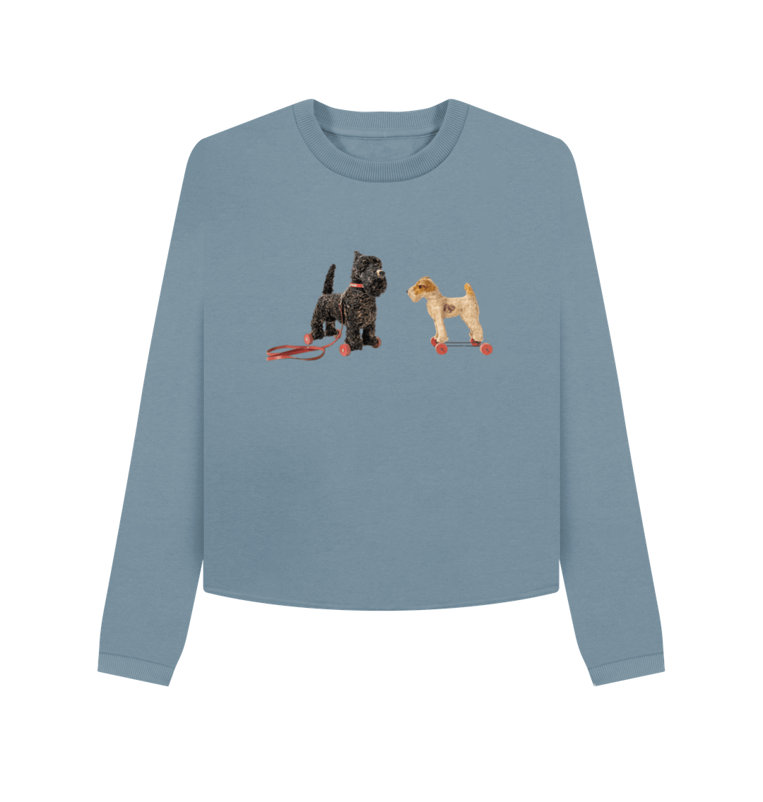 Stone Blue Scottie & Foxy Adventures, Boxy Jumper