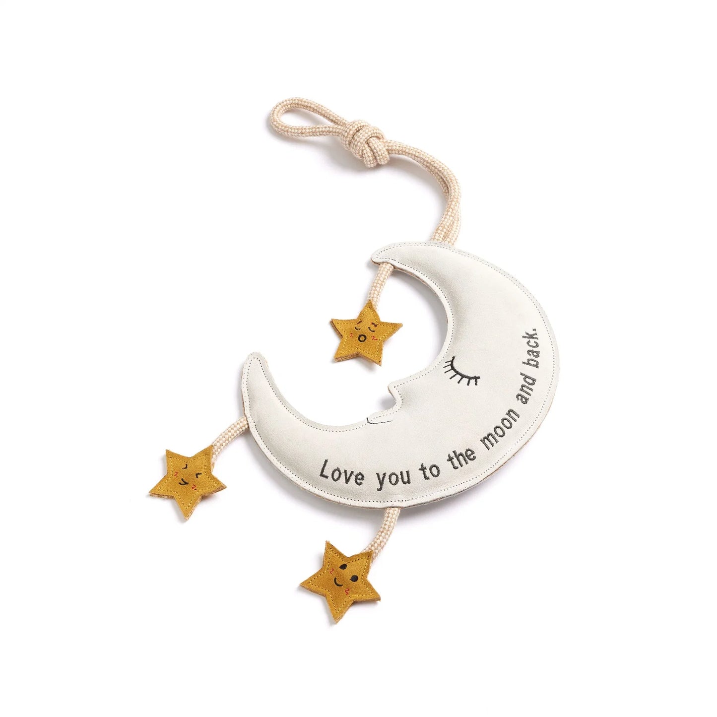 Love You To the Moon, Eco Dog Toy, Green & Wilds