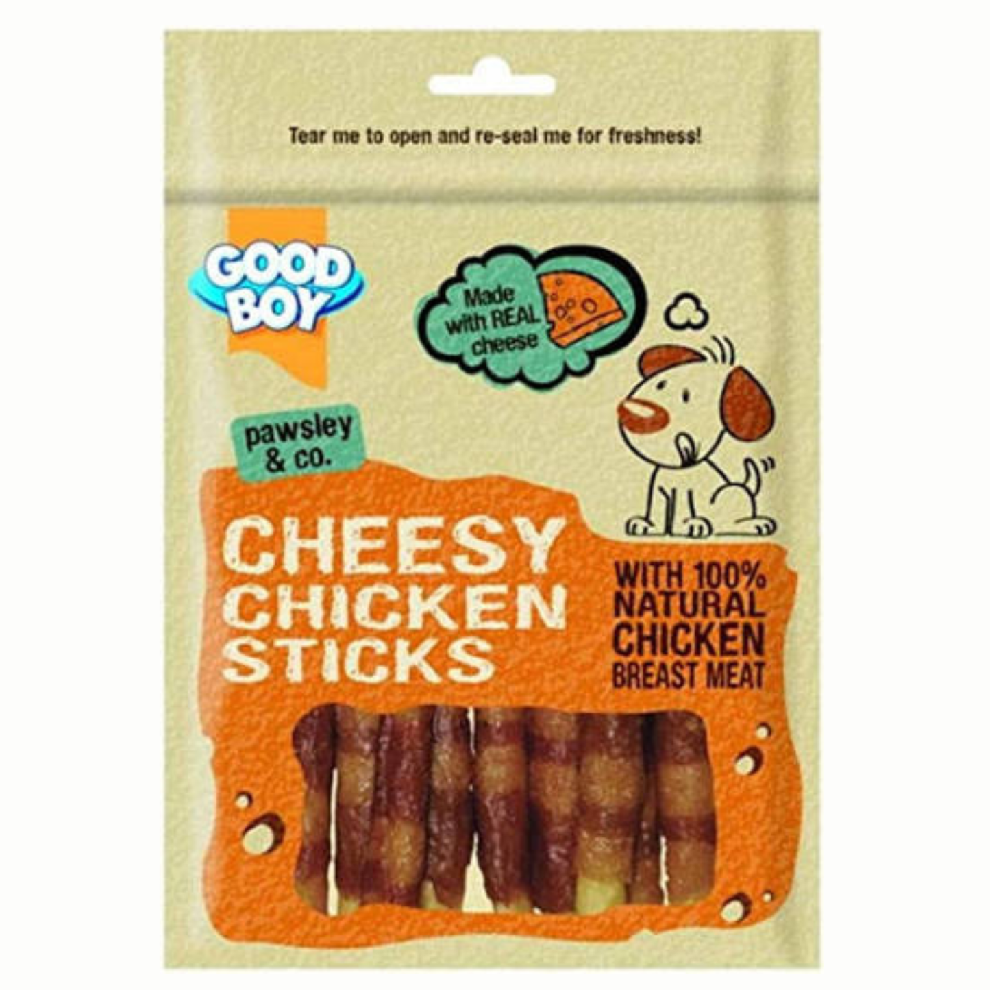 Cheesy chicken sticks dog treats - Good Boy