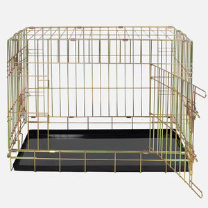 Lords & Labradors Heavy Duty Iridescent Gold Deluxe Dog Crate