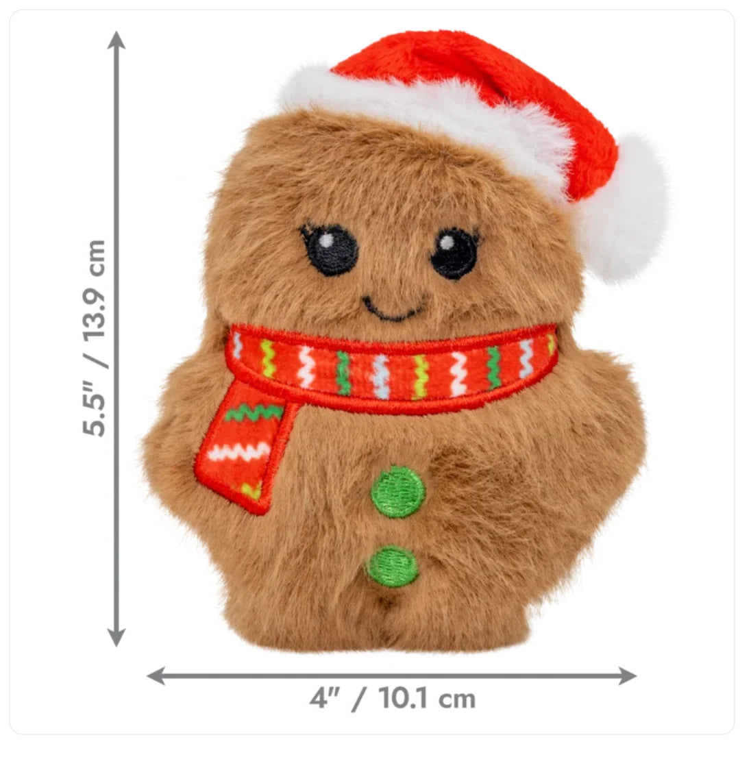 Snuzzles Mini Gingerbread | Kong | Christmas