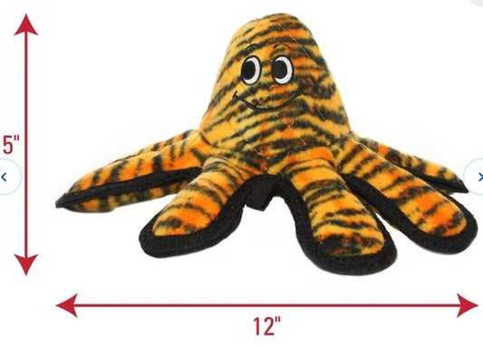 Mega Octopus, Durable, Tough, Squeaky Dog Toy | Tuffy