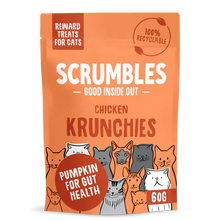 Load image into Gallery viewer, Scrumbles Chicken Krunchies: Pillow Cat Treats