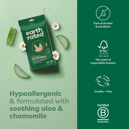 earth rated dog ear wipes