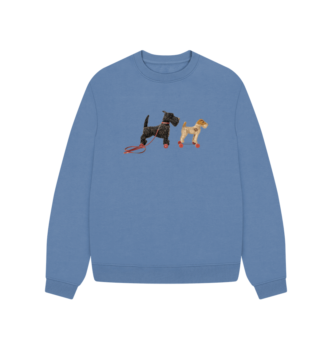 Solent Scottie & Foxy Adventures, Oversized Sweatshirt