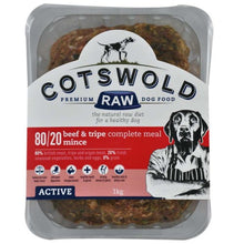 Load image into Gallery viewer, Cotswold Raw complete meal raw mince - various flavours