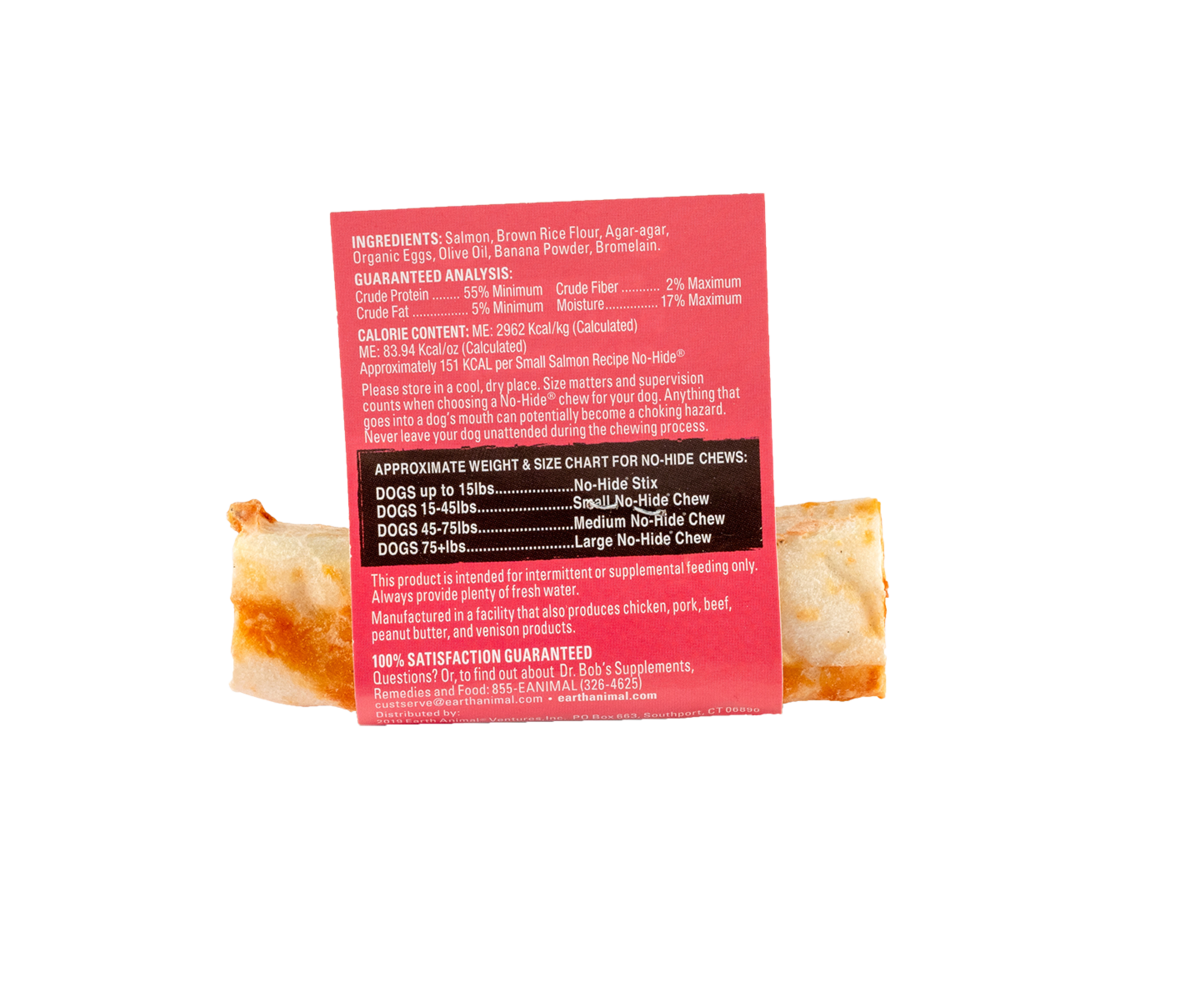 Earth Animal No Hide Salmon Chew Be More Bob