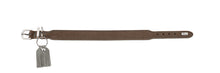 Load image into Gallery viewer, Hunter 'Lucca' Petit Leather Collar - Walnut Grey