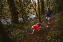 Load image into Gallery viewer, Ruffwear Sun Shower Jacket - Hibiscus Pink / Blue Dusk