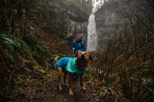 Load image into Gallery viewer, Ruffwear Sun Shower Jacket - Hibiscus Pink / Blue Dusk