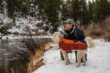 Load image into Gallery viewer, Ruffwear VERT Jacket - Aurora Teal & Canyonlands Orange - LAST TWO in XXS