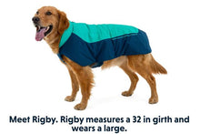 Load image into Gallery viewer, Ruffwear VERT Jacket - Aurora Teal & Canyonlands Orange - LAST TWO in XXS