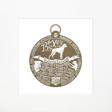 Load image into Gallery viewer, &quot;Dog Tag&quot; print for Boxer lovers