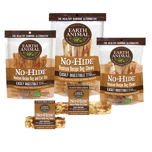 No-Hide Venison Chew - Easily Digestible - Earth Animal
