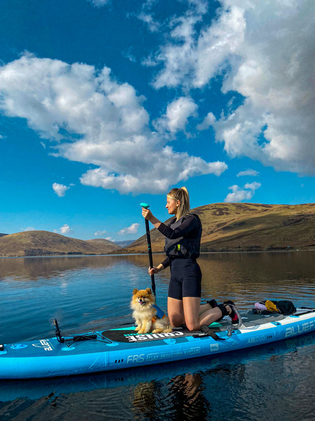 stand up paddle boarding with your dog