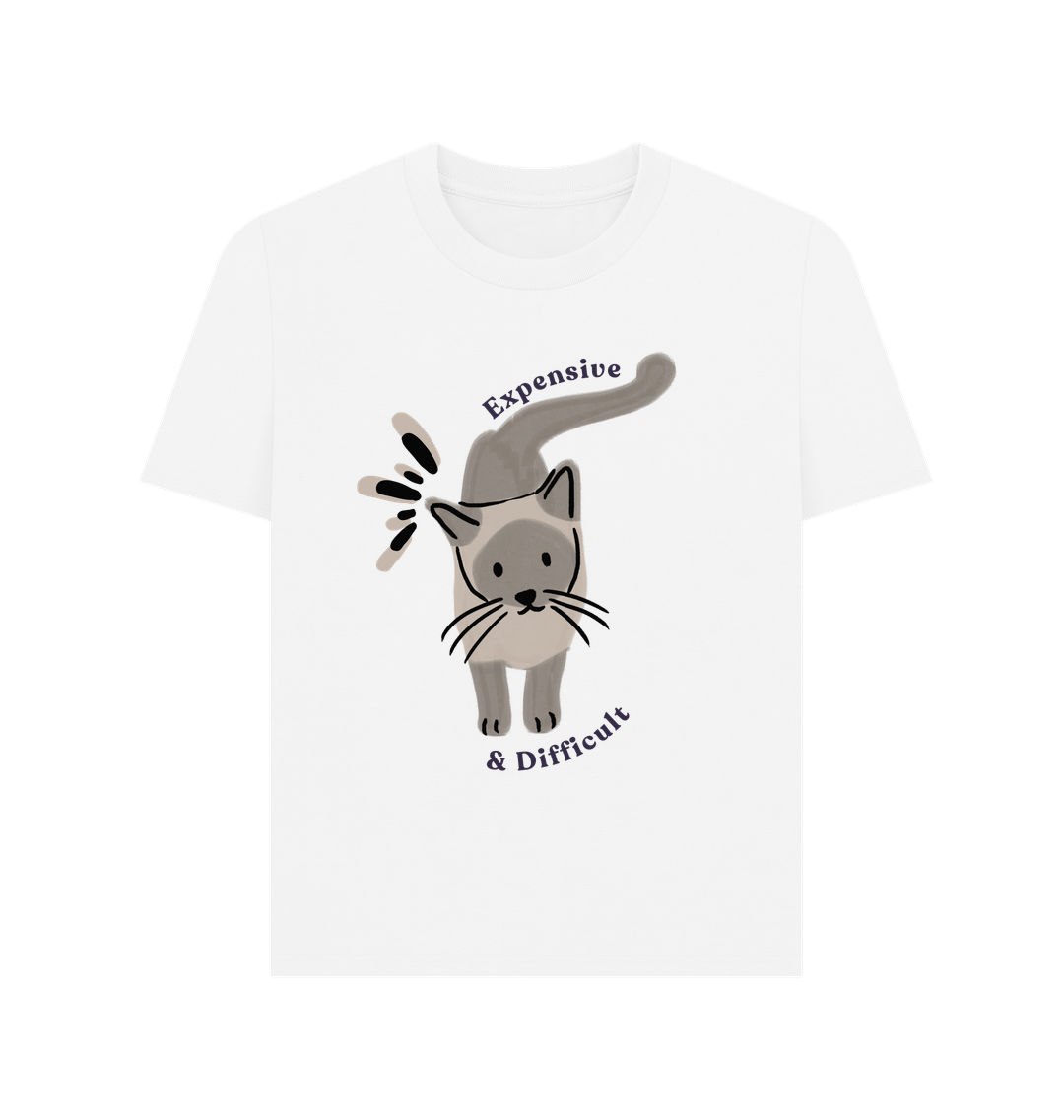 White Printed T-shirt Front