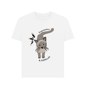 White Printed T-shirt Front