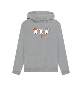 Light Heather Printed Hoody Front