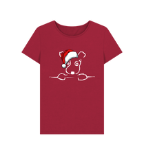 Load image into Gallery viewer, Cherry Be More Bob this Xmas Ladies T-shirt!