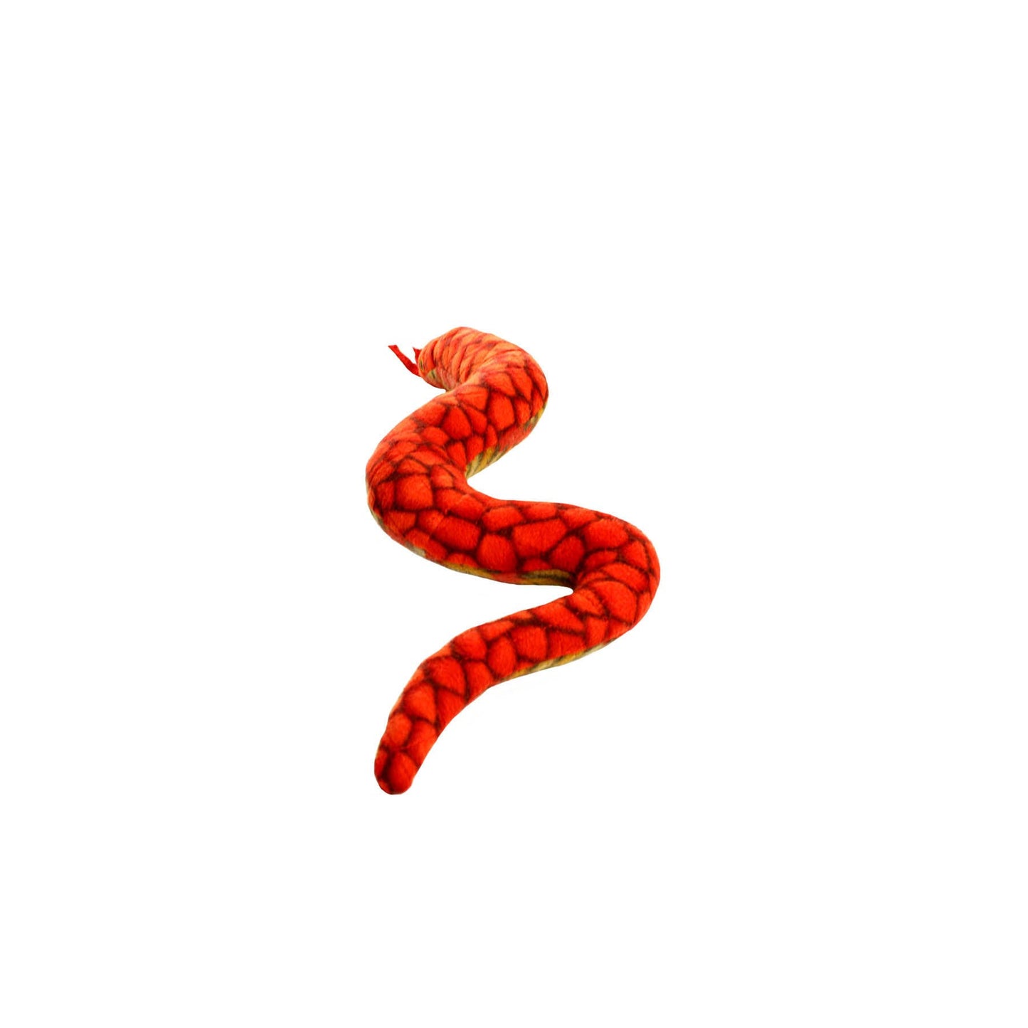 Tuffy Desert Snake - Red, Durable, Tough, Squeaky Dog Toy