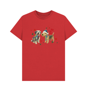 Red Printed T-shirt Front