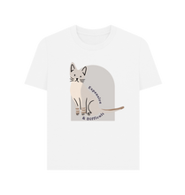 Load image into Gallery viewer, White Printed T-shirt Front
