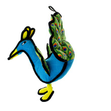Load image into Gallery viewer, Tuffy Zoo Peacock, Durable, Tough, Squeaky Dog Toy