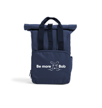 Load image into Gallery viewer, Navy Dusk Be More Bob mini rolltop backpack