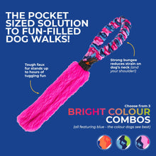 Load image into Gallery viewer, Pocket Fauxtastic | Faux Fur Pocket Tug | Tug-E-Nuff: Pink Pattern