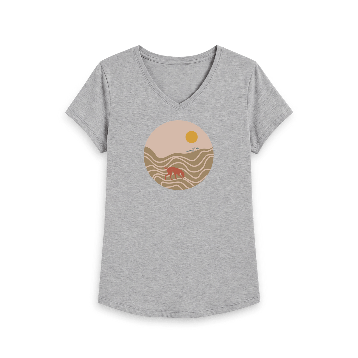 Athletic Grey Printed T-shirt Front