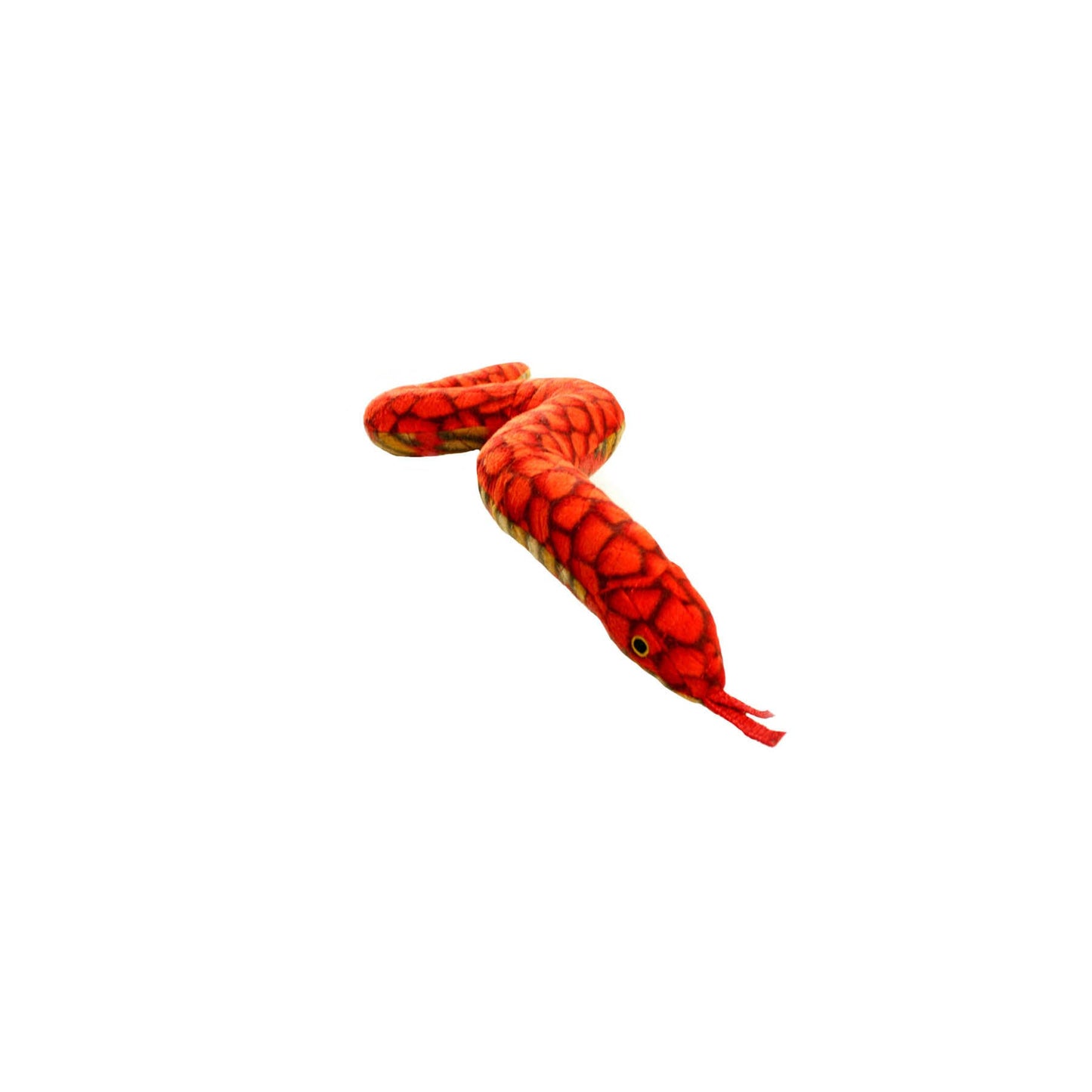 Tuffy Desert Snake - Red, Durable, Tough, Squeaky Dog Toy