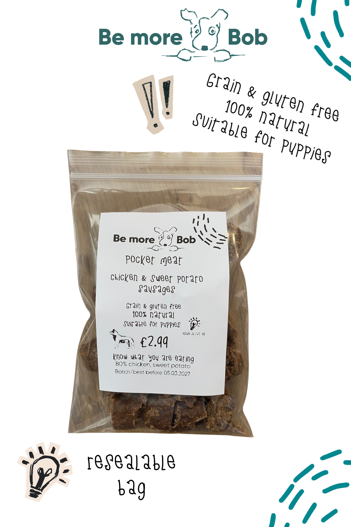 Pocket Meat - perfect pocket sized treatos!