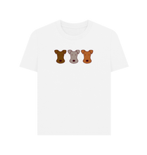 Load image into Gallery viewer, White Printed T-shirt Front