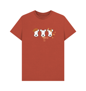 Rust Printed T-shirt Front