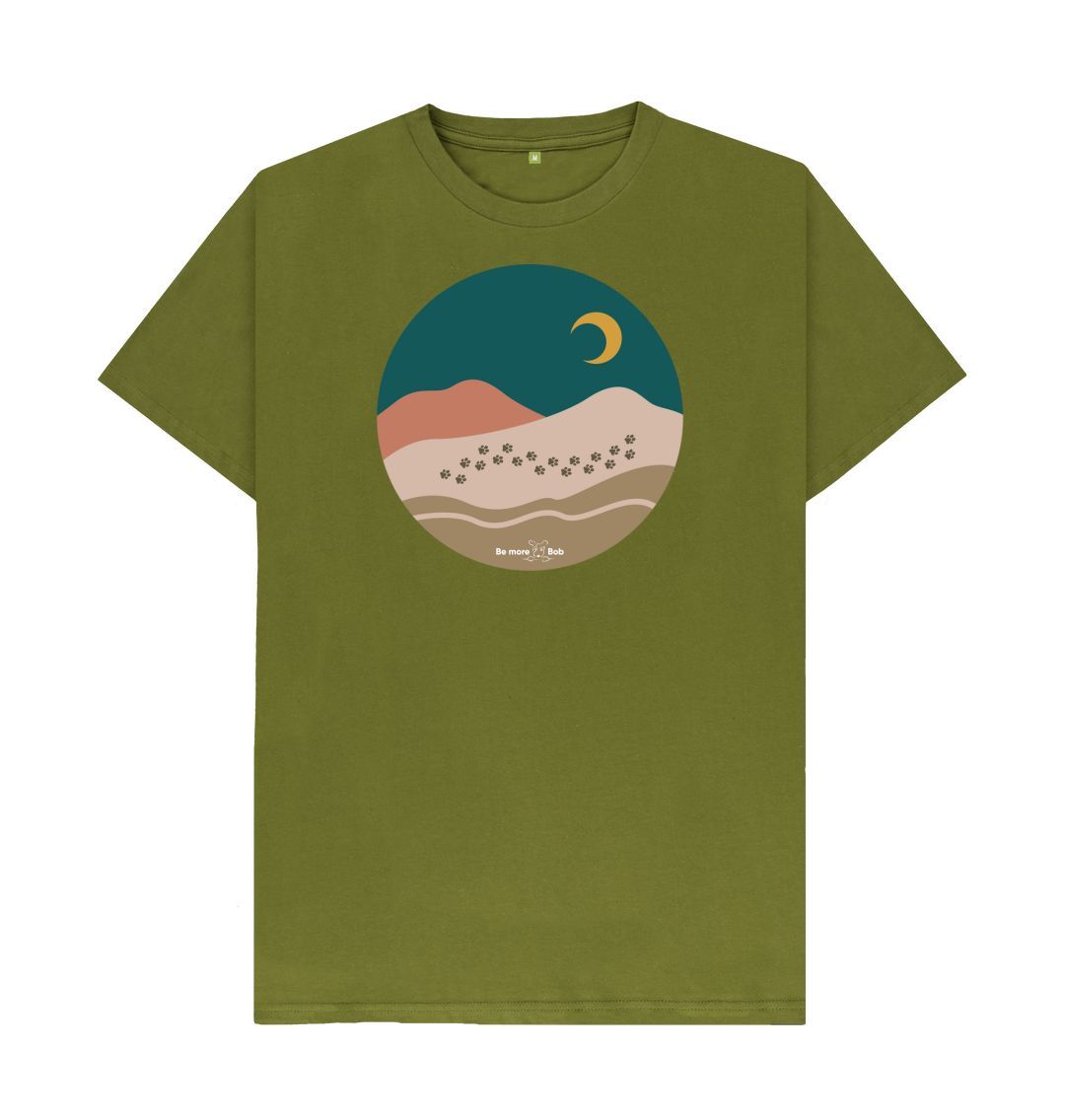 Moss Green Be More Bob T-Shirt - This Way
