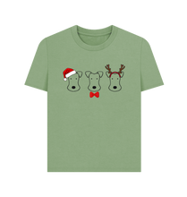 Load image into Gallery viewer, Sage It&#39;s a Foxy Christmas! Short Sleeve t-shirt