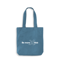 Load image into Gallery viewer, Airforce Blue Be More Bob heavyweight cotton tote