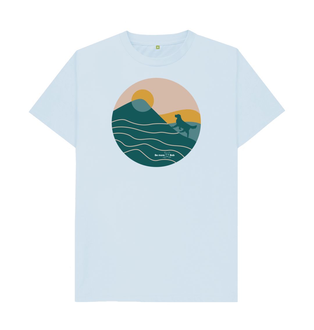 Sky Blue Be More Bob T-Shirt - adventure awaits