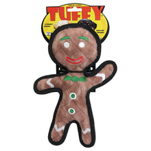 Load image into Gallery viewer, Tuffy Gingerbread Man - Christmas, Durable, Squeaky Dog Toy