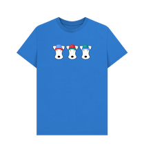 Load image into Gallery viewer, Bright Blue Printed T-shirt