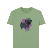 Load image into Gallery viewer, Sage Printed T-shirt Front