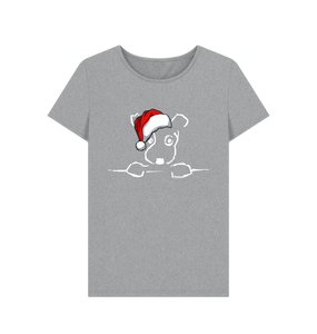 Athletic Grey Be More Bob this Xmas Ladies T-shirt!