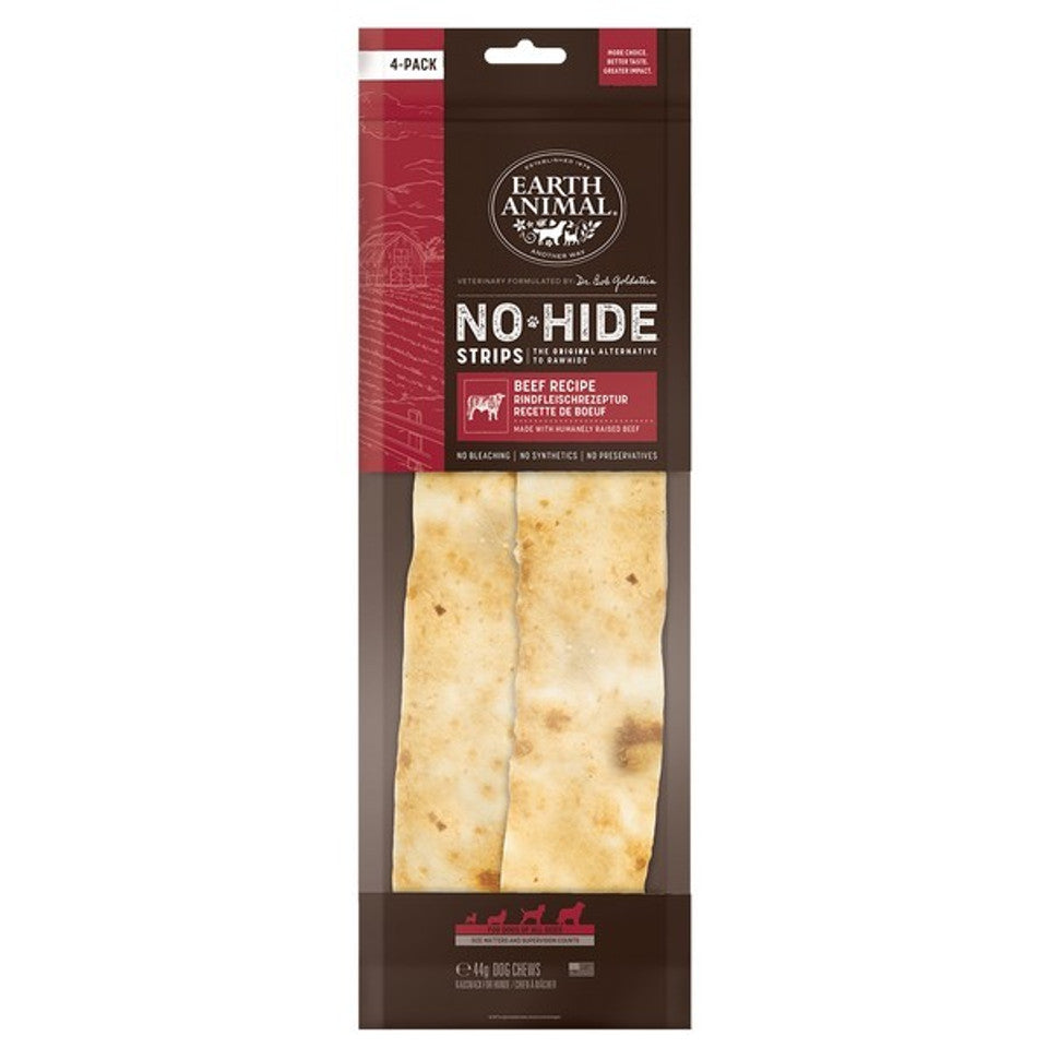 No Hide Beef Strips - Earth Animal