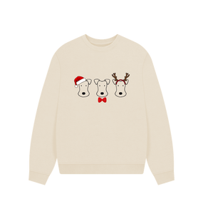 Oat Foxy Christmas! Slouchy Sweatshirt