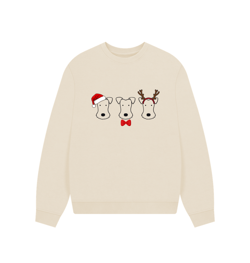 Oat Foxy Christmas! Slouchy Sweatshirt