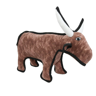 Tuffy Medium Barnyard Bull, Durable, Tough, Dog Toy