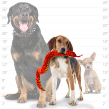 Load image into Gallery viewer, Tuffy Desert Snake - Red, Durable, Tough, Squeaky Dog Toy
